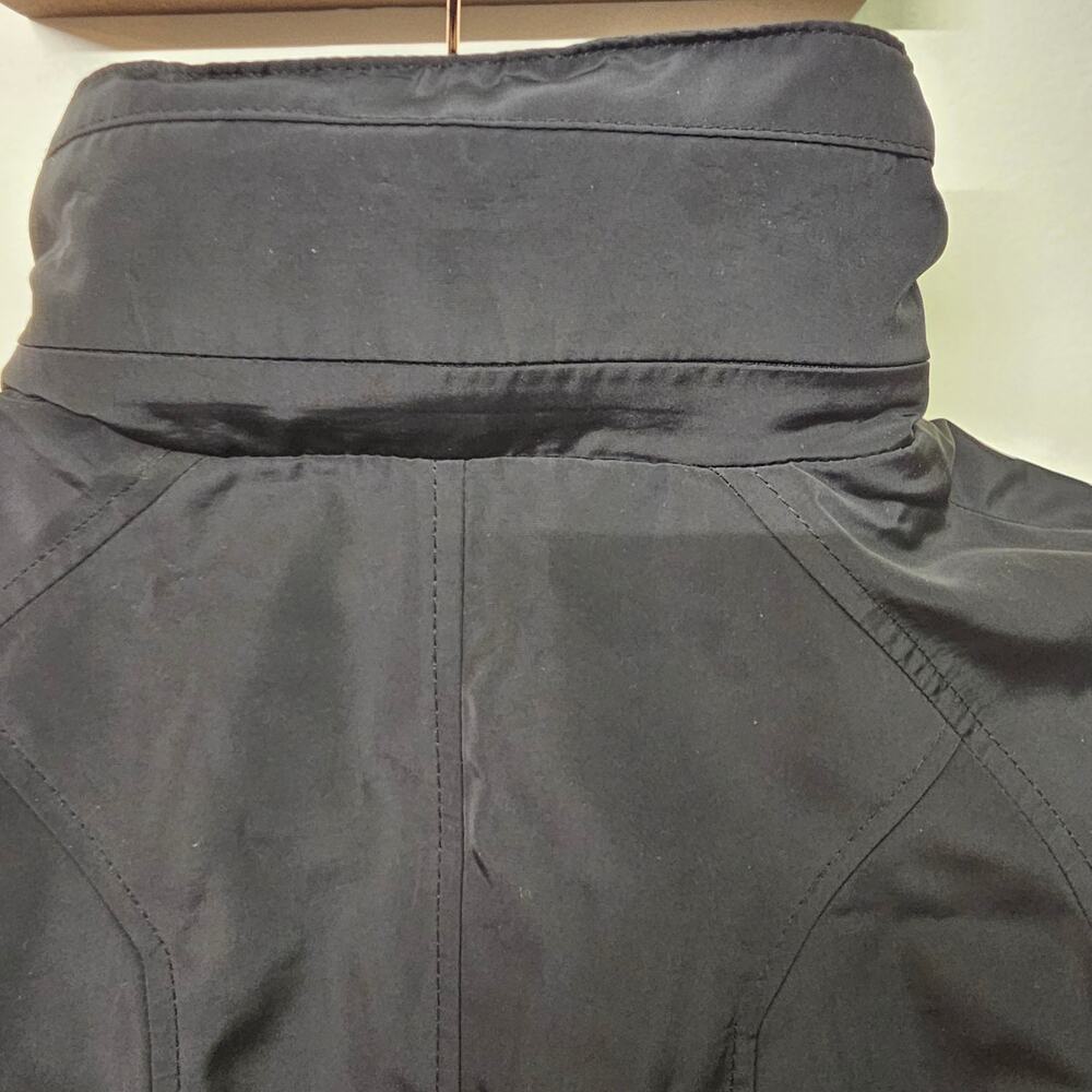CALVIN KLEIN HOODED PACKABLE ANORAK JACKET WOMENS WATER RESISTANT BLACK SIZE M - Picture 5 of 12